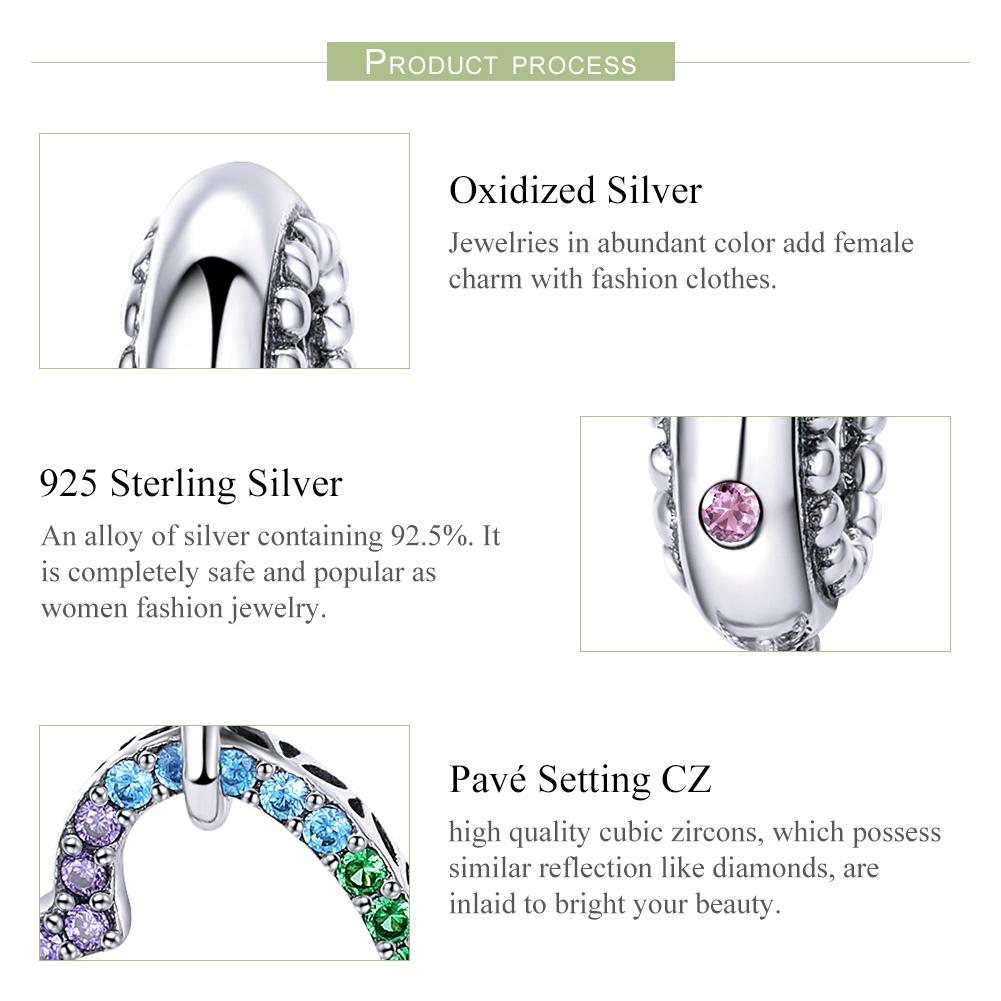 925 Sterling Silver Skull Heart Pendant For Diy Bracelets & Necklaces Style - Pendent
