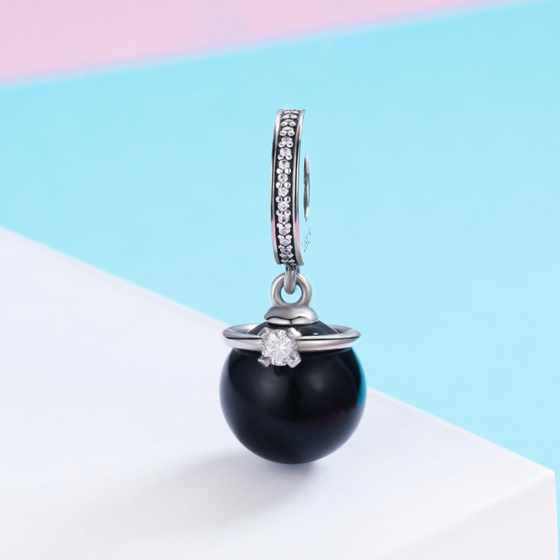 925 Sterling Silver Pearl Pendant For Diy Bracelets & Necklaces