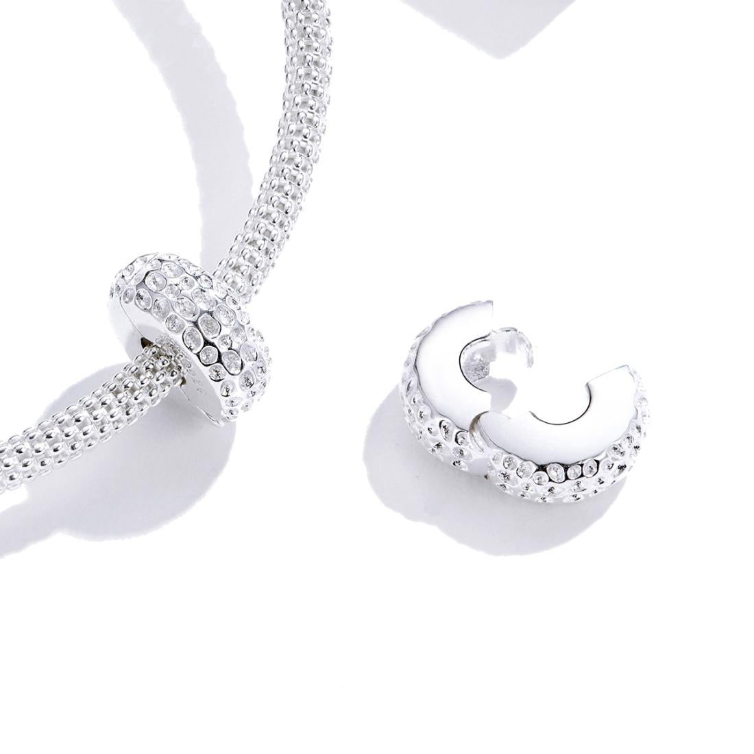 925 Sterling Silver Simple Bead Pendant For Diy Bracelets And Necklaces