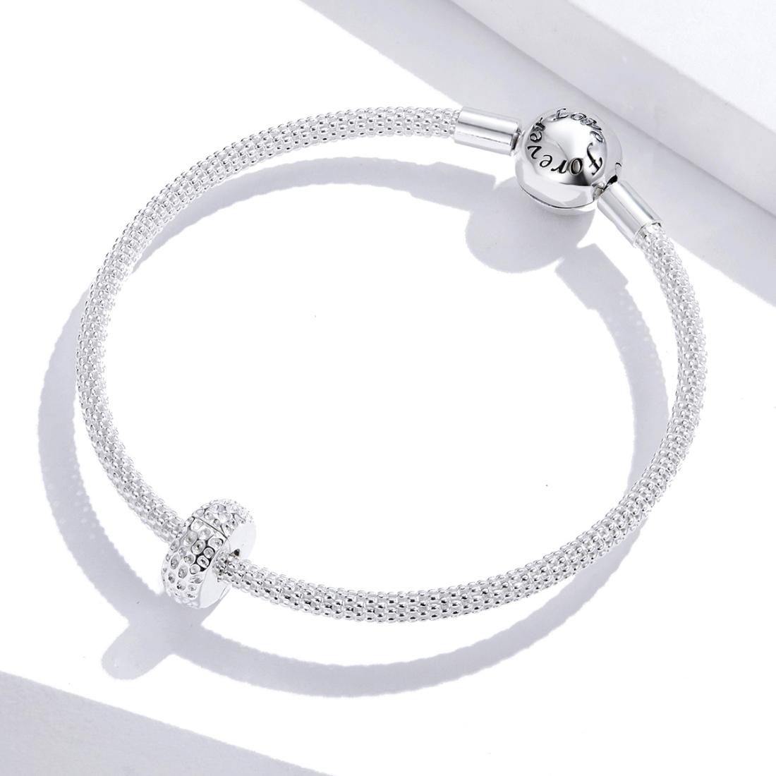 925 Sterling Silver Simple Bead Pendant For Diy Bracelets And Necklaces