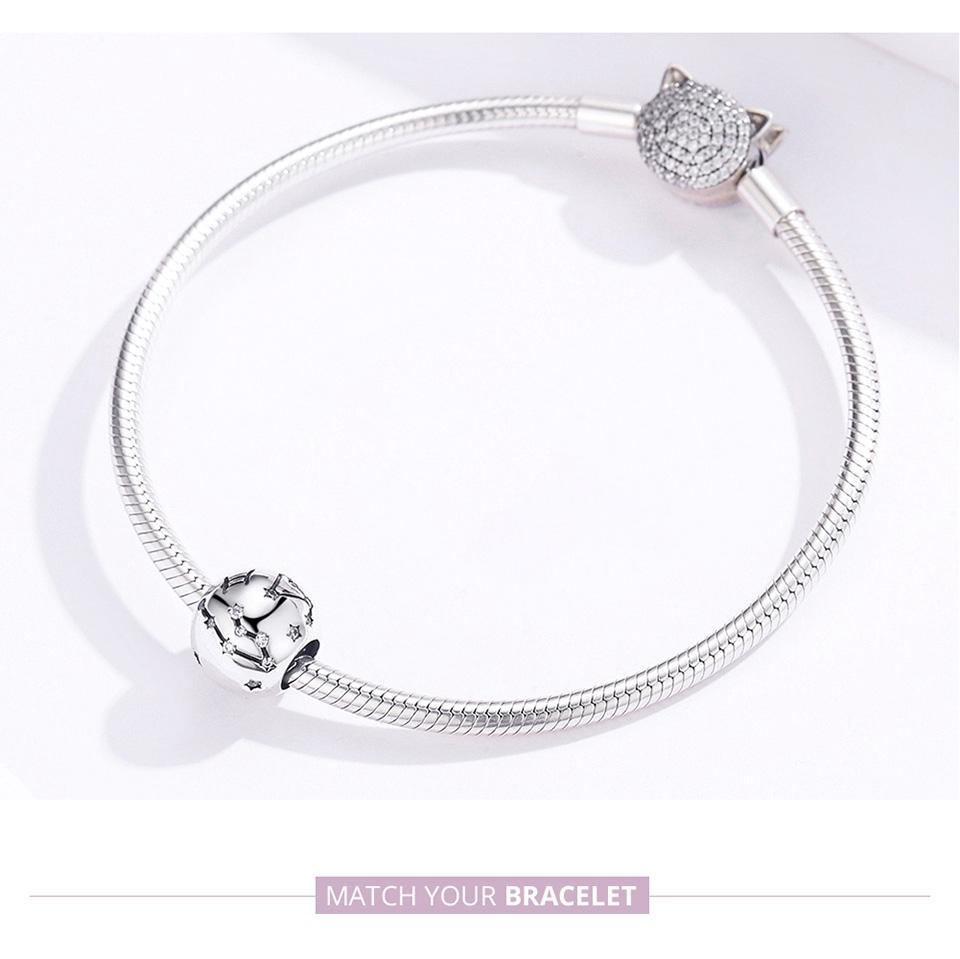 925 Sterling Silver Diy Zodiac Bracelet Beads Gemini Style - Gemini