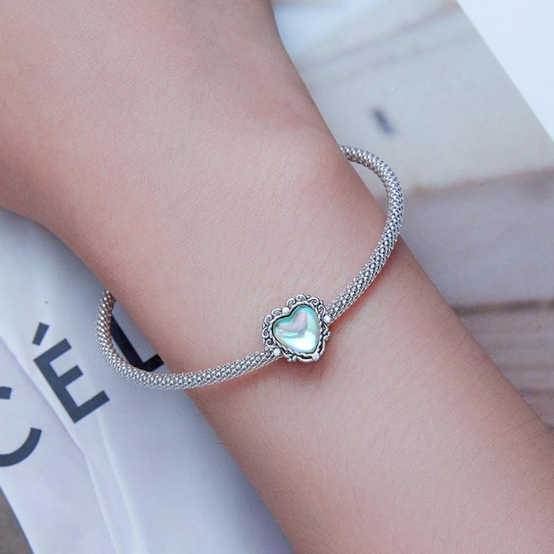 925 Sterling Silver Natural Butterfly Pendant For Diy Bracelets Bsc653 Style - Butterfly