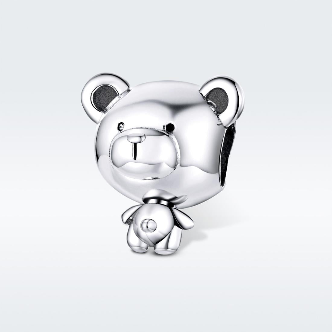 925 Sterling Silver Bear Bead Bracelet Accessories