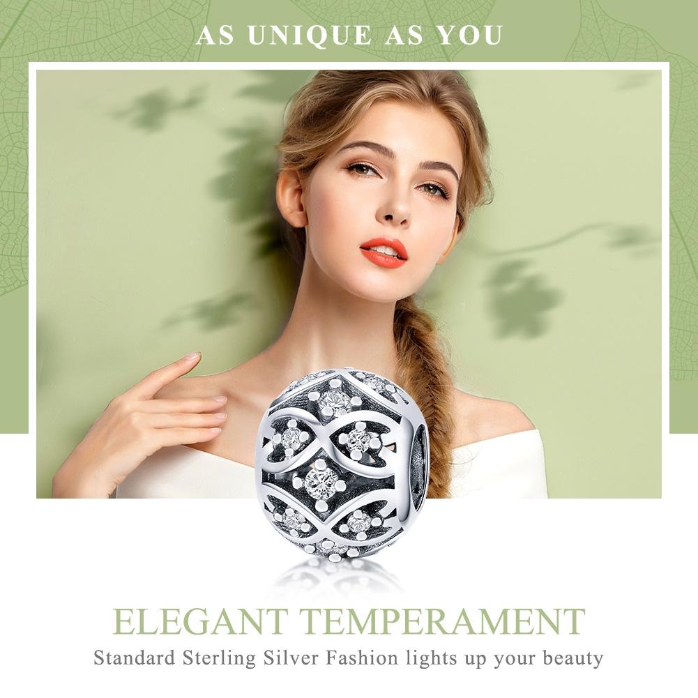 925 Sterling Silver Stylish Beaded Bracelet Accessories