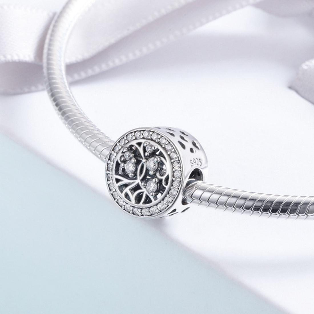 925 Sterling Silver Tree Of Life Beaded Bracelet