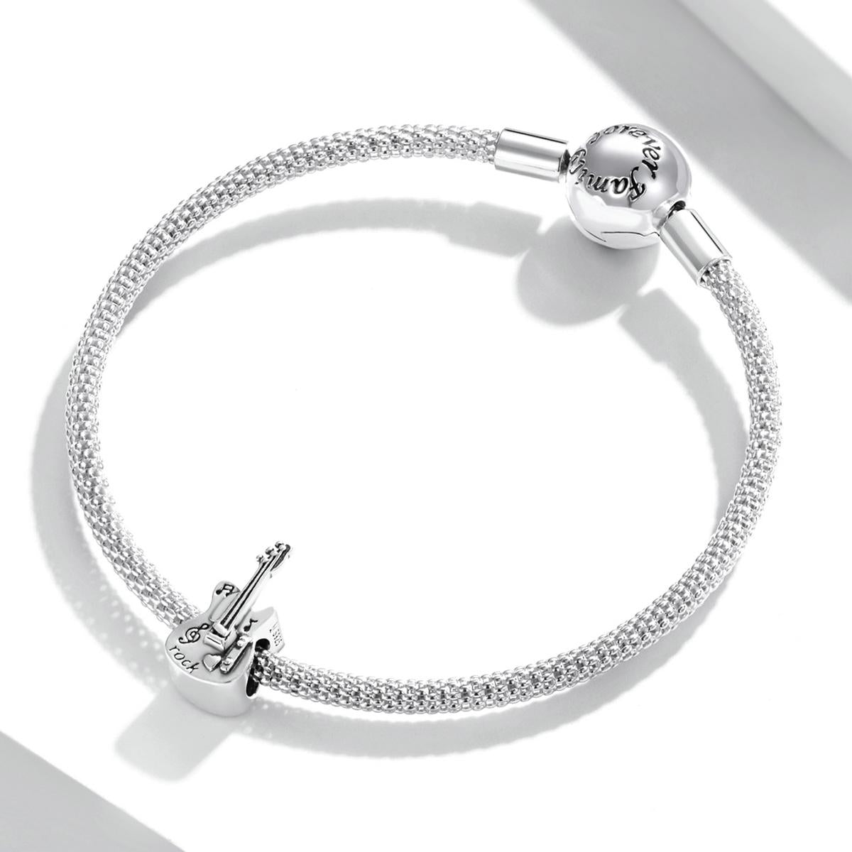 925 Sterling Silver Retro Bass Beads For Diy Bracelets & Necklaces