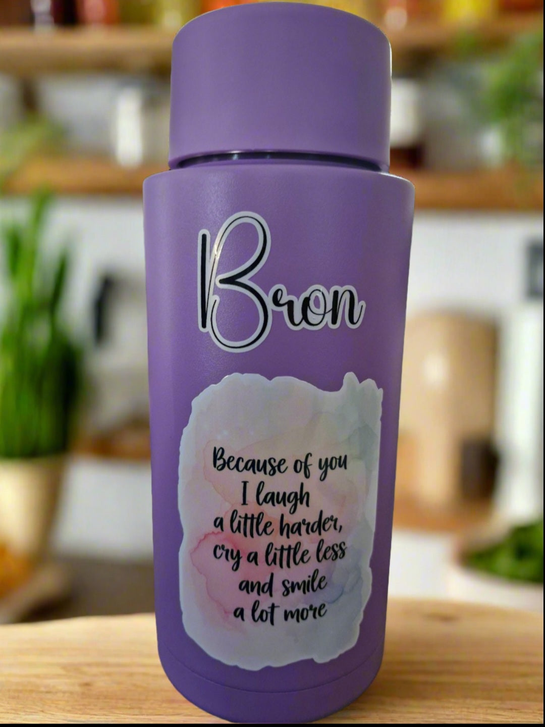 Customised stainless steel drink bottles