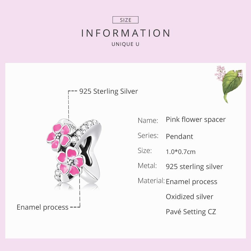 925 Sterling Silver Flower Bead Bracelet & Necklace Set