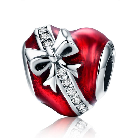 925 Sterling Silver Diy Love Beads For Valentine'S Bracelet