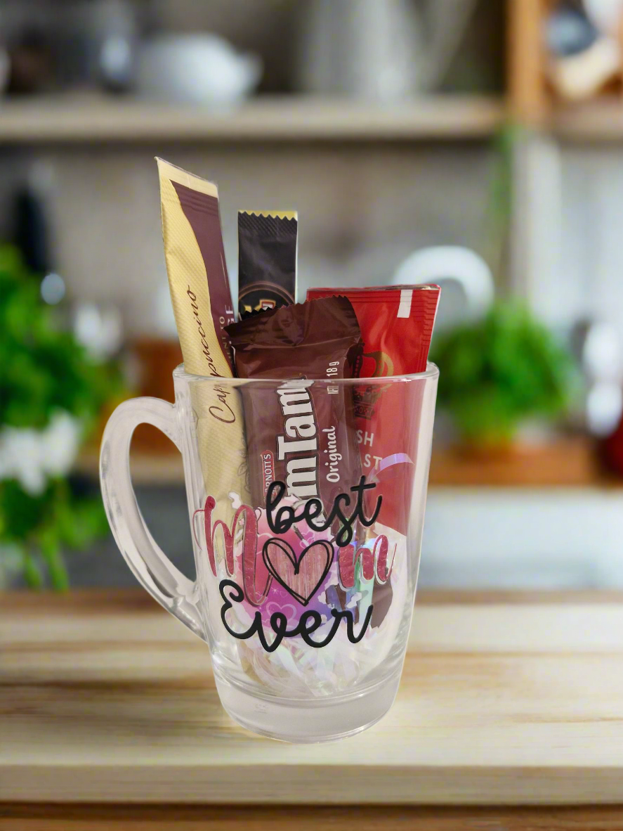 Mum glass coffee mug