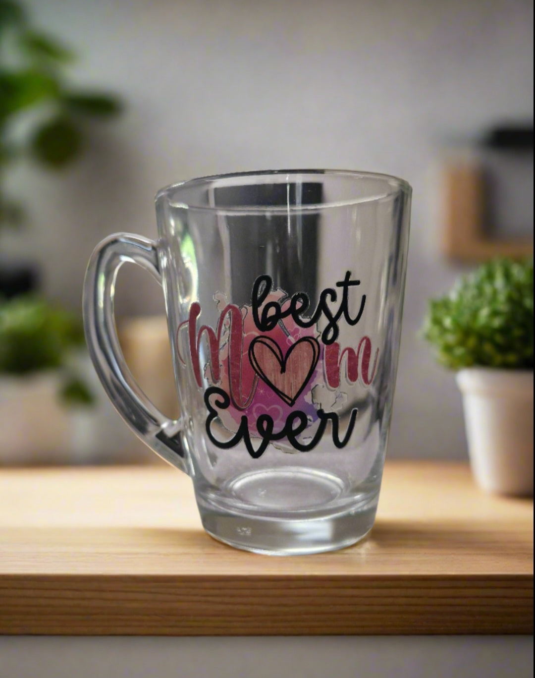 Mum glass coffee mug